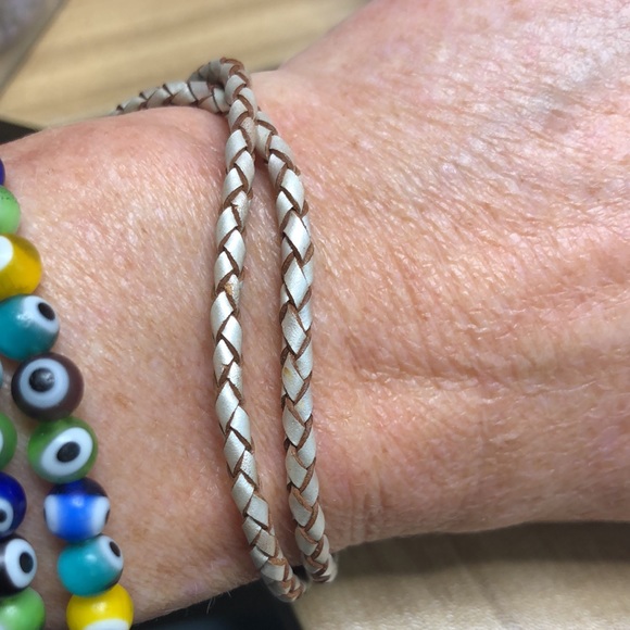 Pandora double leather bracelet - Picture 5 of 10